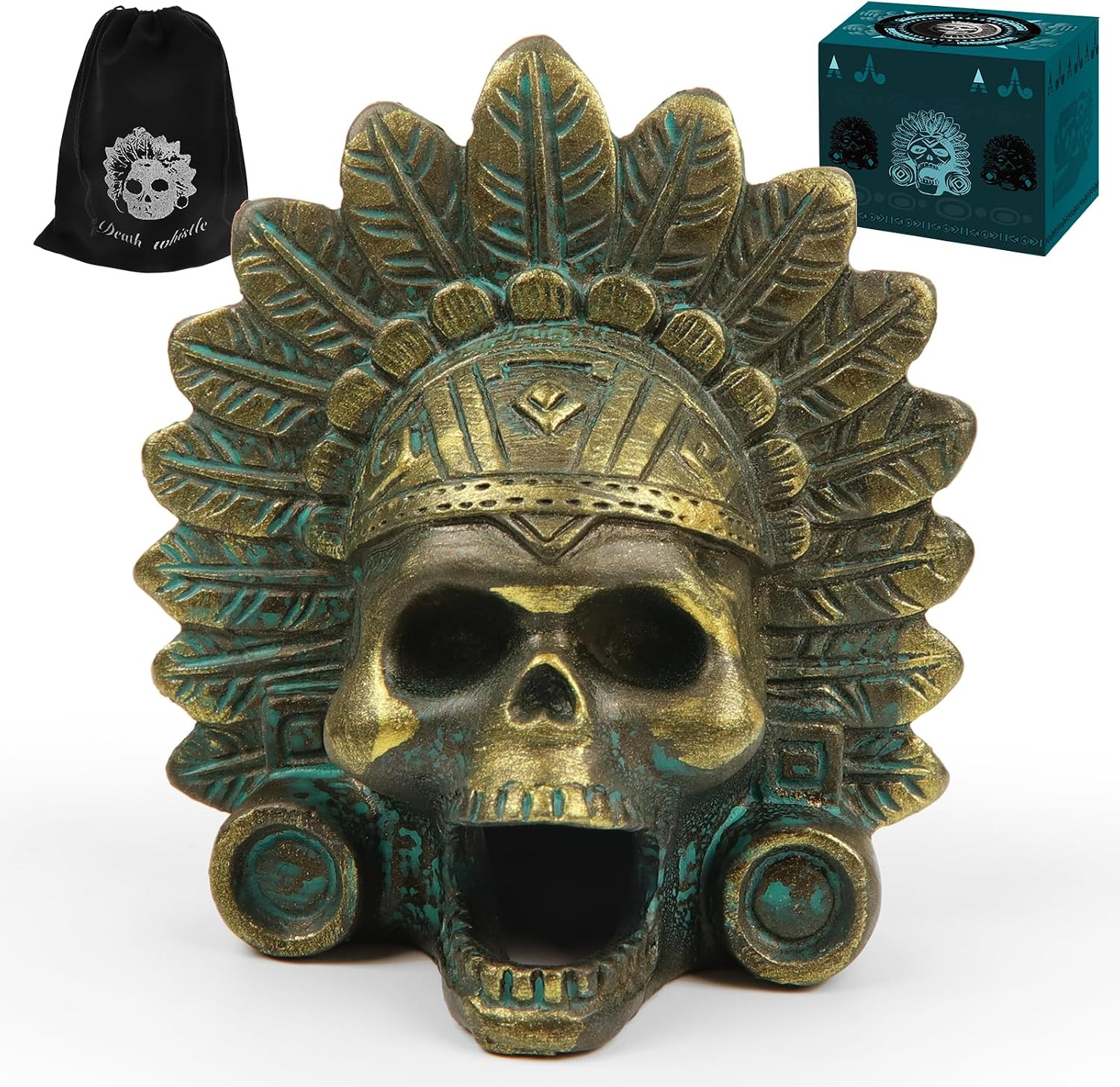 “OW” Aztec Death Whistle - Produces Loud Human-Like Screams at High Decibels