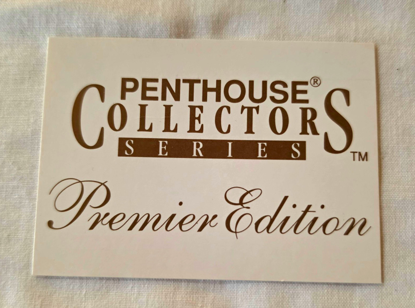 Vintage 1992 Penthouse Collectors Series Premier Edition- Complete set. Vintage 1992 Penthouse Collectors Series Premier Edition- Complete set.