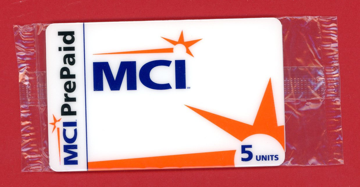 Vintage MCI Pre-Paid Phone Card New MCI LOGO -  Sealed
