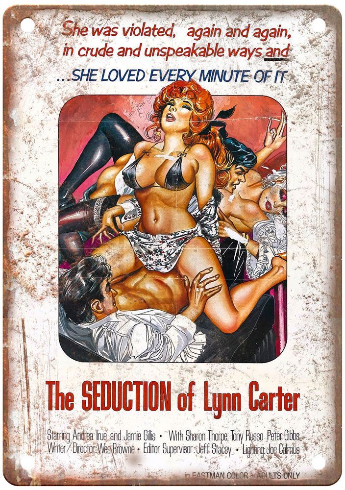 Seduction Of Lynn Carter Vintage Movie Poster Old Retro Look Metal Sign MP3955 Seduction Of Lynn Carter Vintage Movie Poster Old Retro Look Metal Sign MP3955