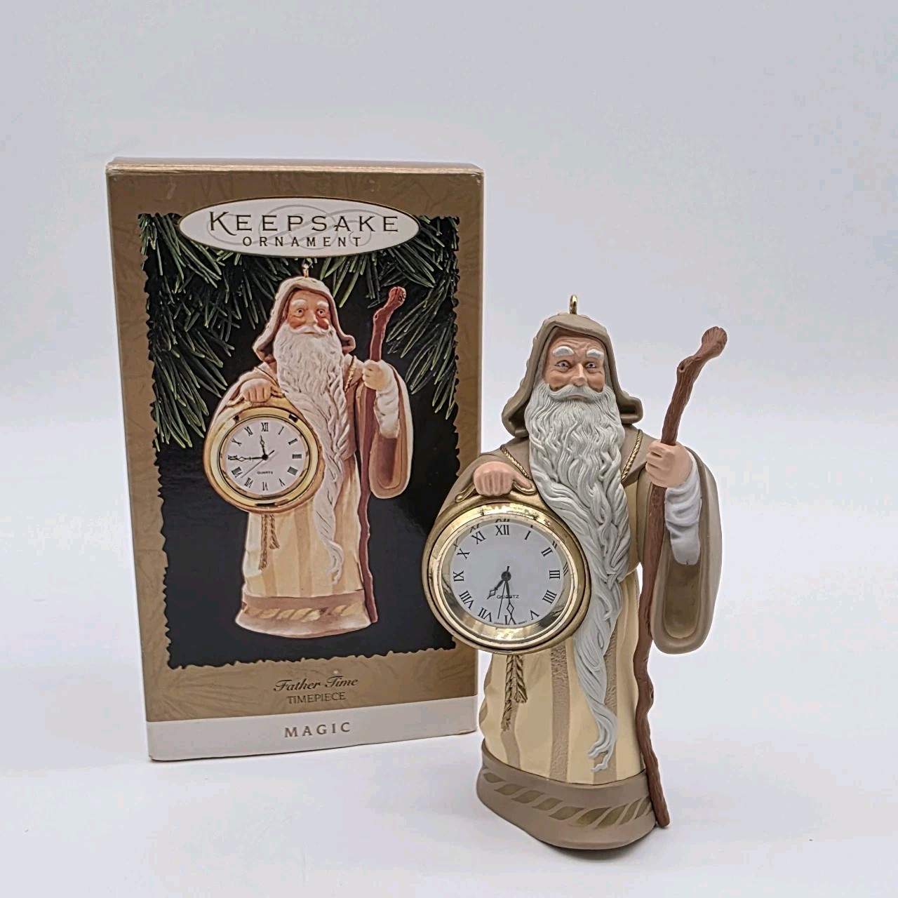1996 Hallmark Keepsake Ornament - Father Time - Magic - QLX7391 - NIB