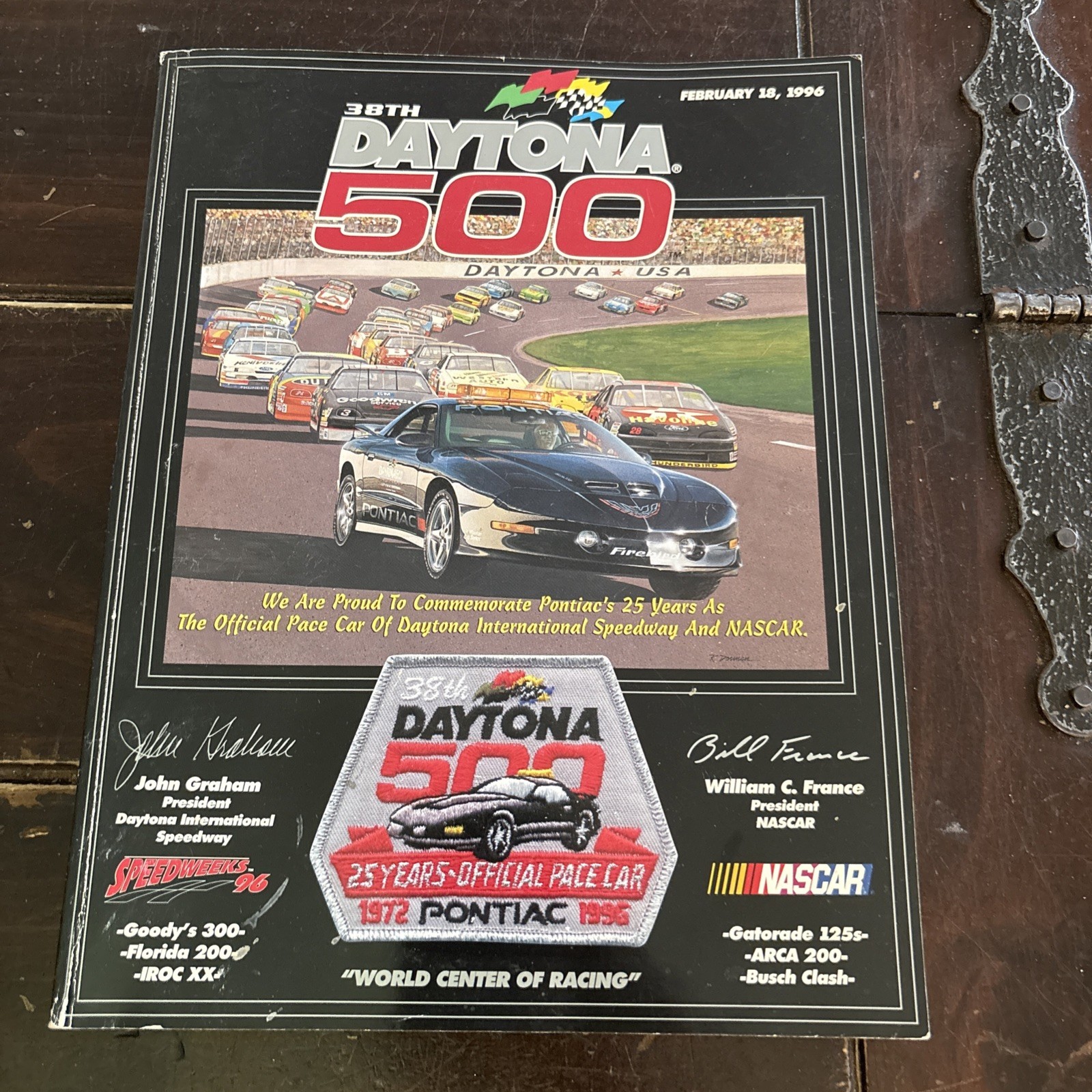 NASCAR 1996 Daytona 500 Program NASCAR 1996 Daytona 500 Program