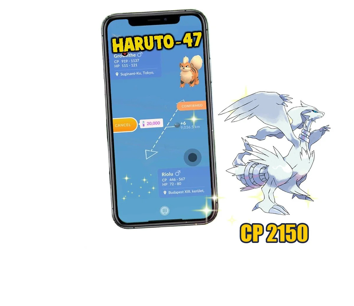 Reshiram CP 2150 Non Shiny | High CP Trade | Strong Pokemon Reshiram CP 2150 Non Shiny | High CP Trade | Strong Pokemon