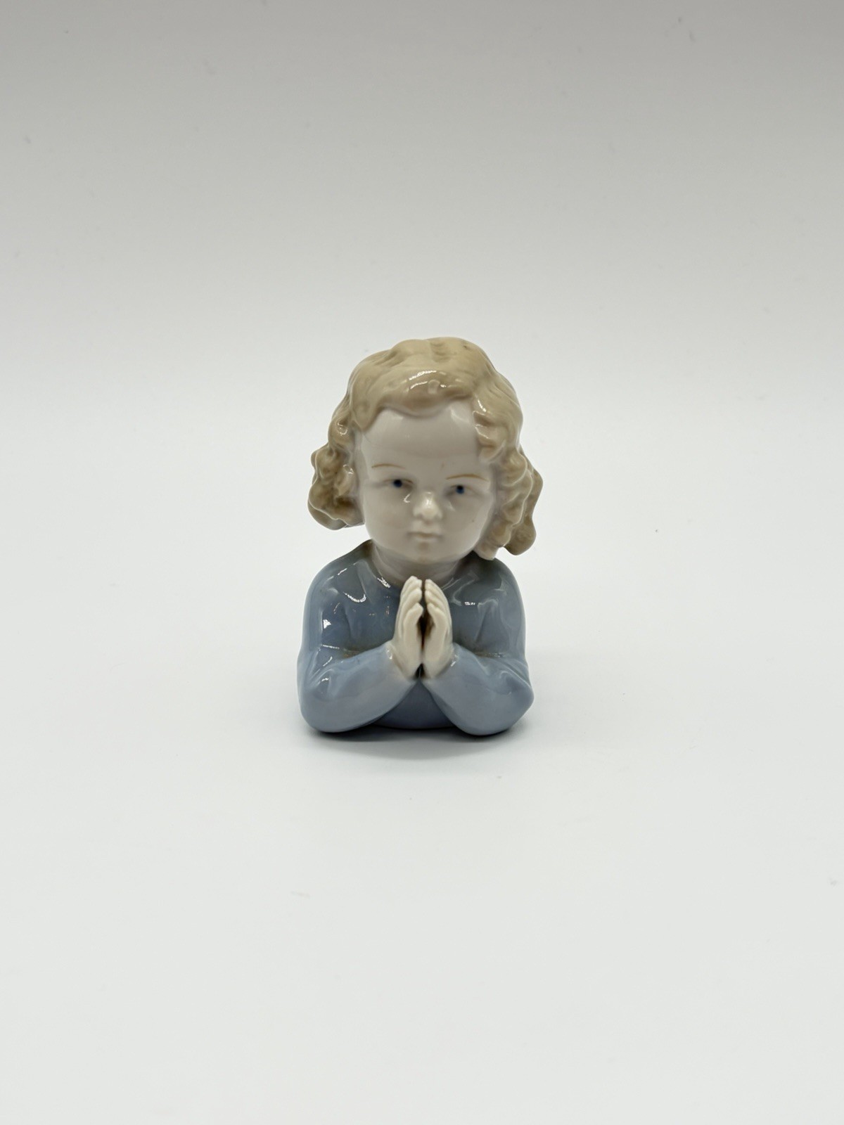 Antique Metzler & Ortloff PRAYING GIRL Figurine 1893-1923 Germany