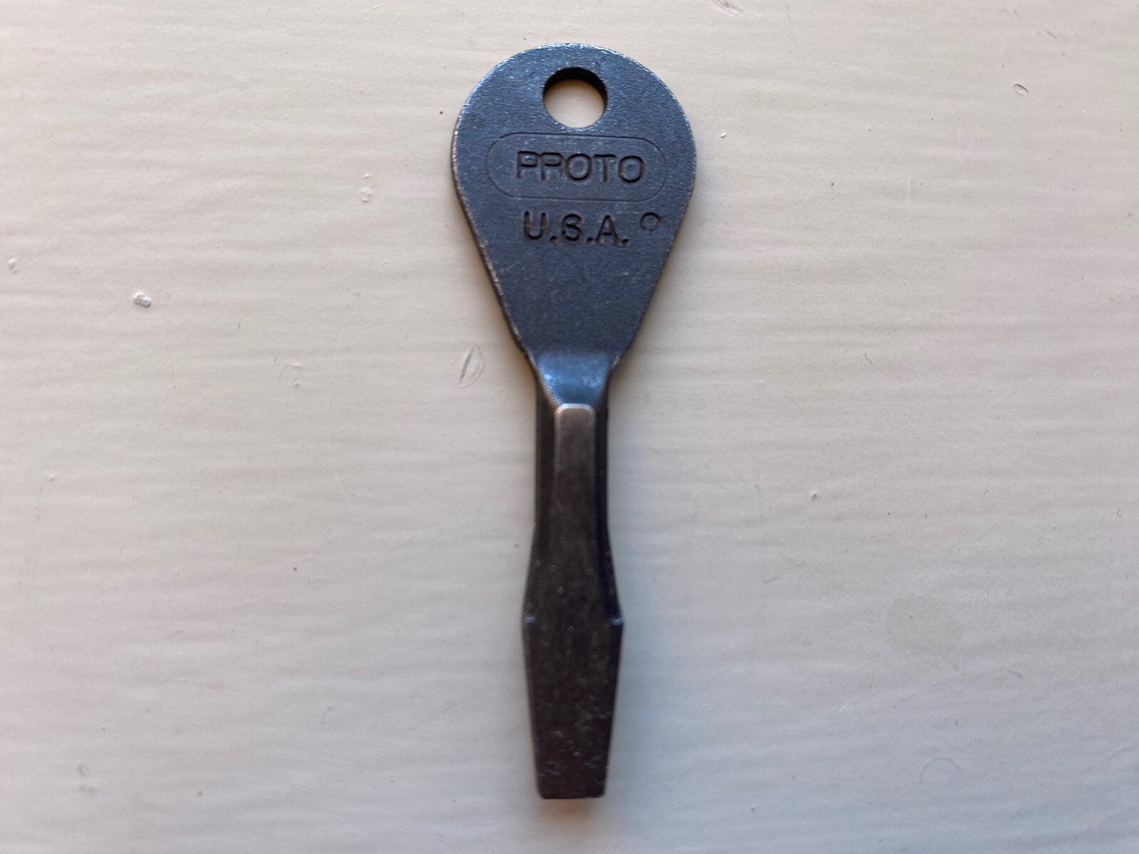 Brand New Vintage Proto Tools Key Chain Flathead Screwdriver Forged Steel USA Brand New Vintage Proto Tools Key Chain Flathead Screwdriver Forged Steel USA
