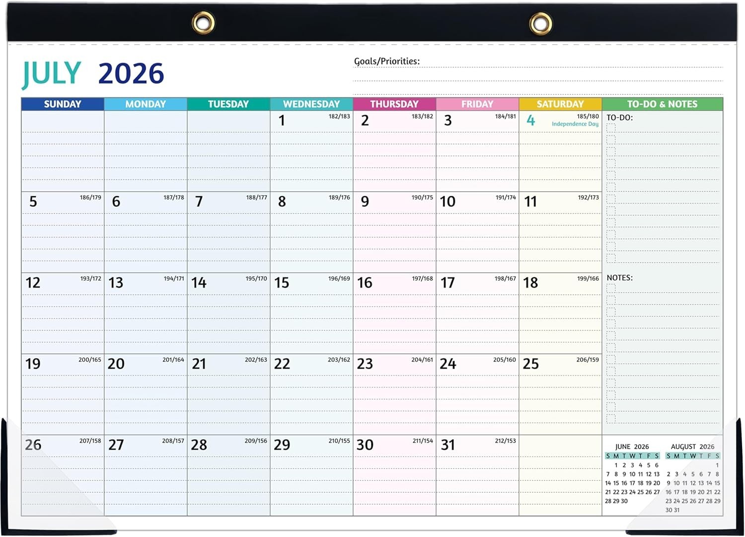 2026-2027 Desk Calendar 18 Months Calendar 17X 12 Large Office Desk Top Calendar 2026-2027 Desk Calendar 18 Months Calendar 17X 12 Large Office Desk Top Calendar