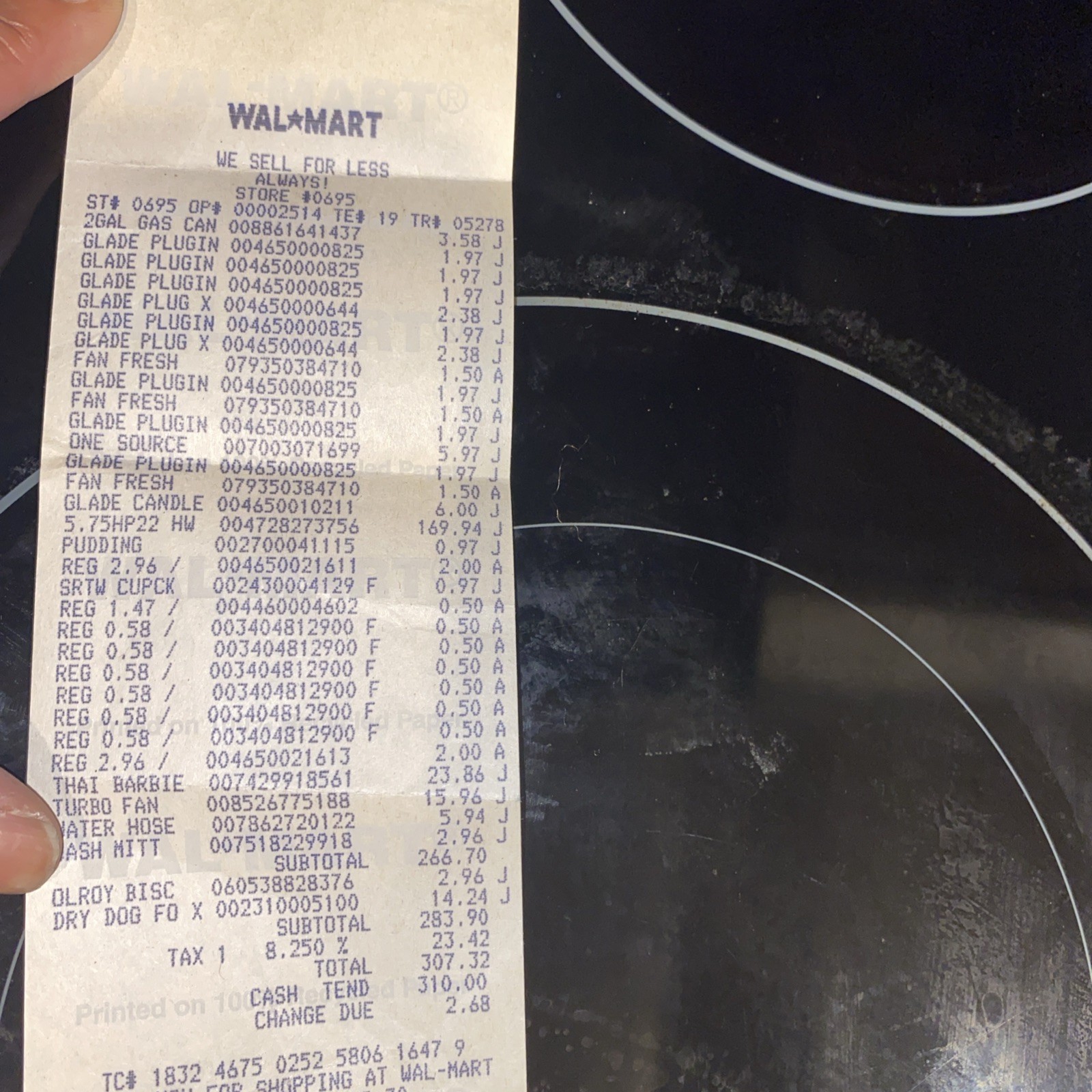 Vintage WALMART Receipt November 1998 Mint Condition No Fade