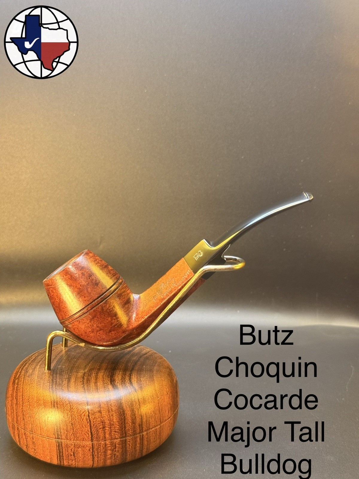 Vintage Butz Choquin Cocarde Major Tall Bulldog Tobacco Pipe