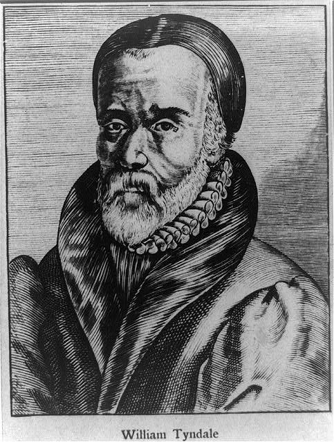 Photo:William Tyndale 1500s English Reformer Portrait Print
