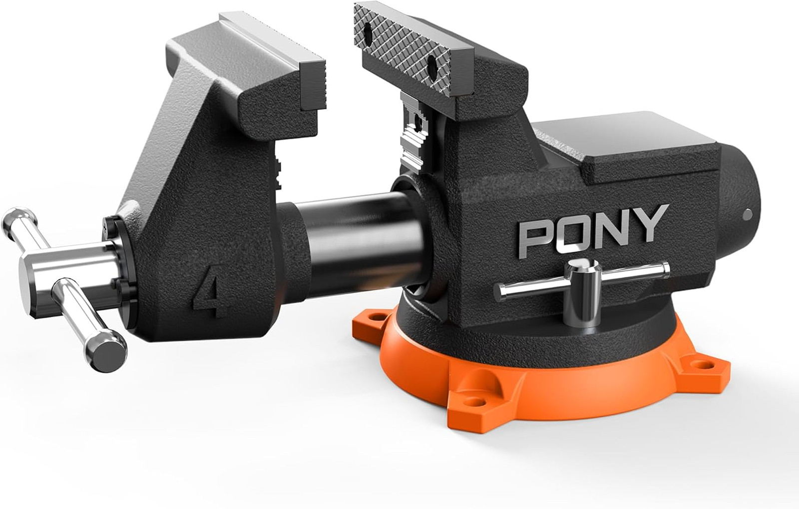 4 Inch Heavy Duty Bench Vise, 4400LBS Clamping Force Pro Workshop Vise 4 Inch Heavy Duty Bench Vise, 4400LBS Clamping Force Pro Workshop Vise