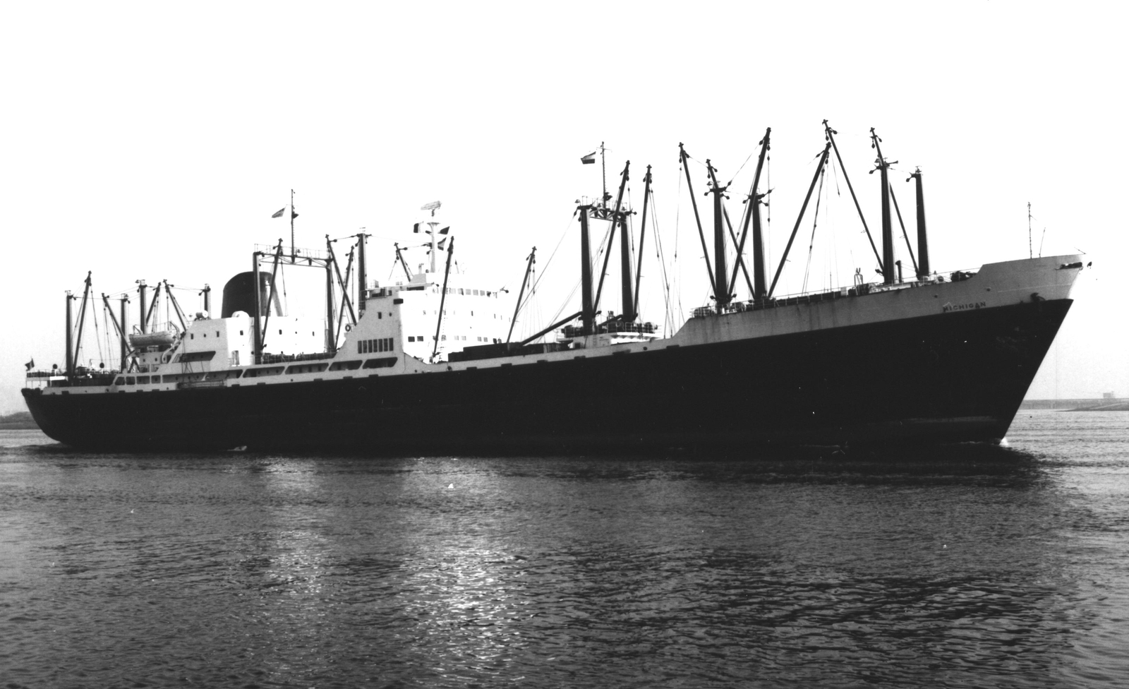 Michigan Ship of the CGT Line Shipping Co OLD PHOTO