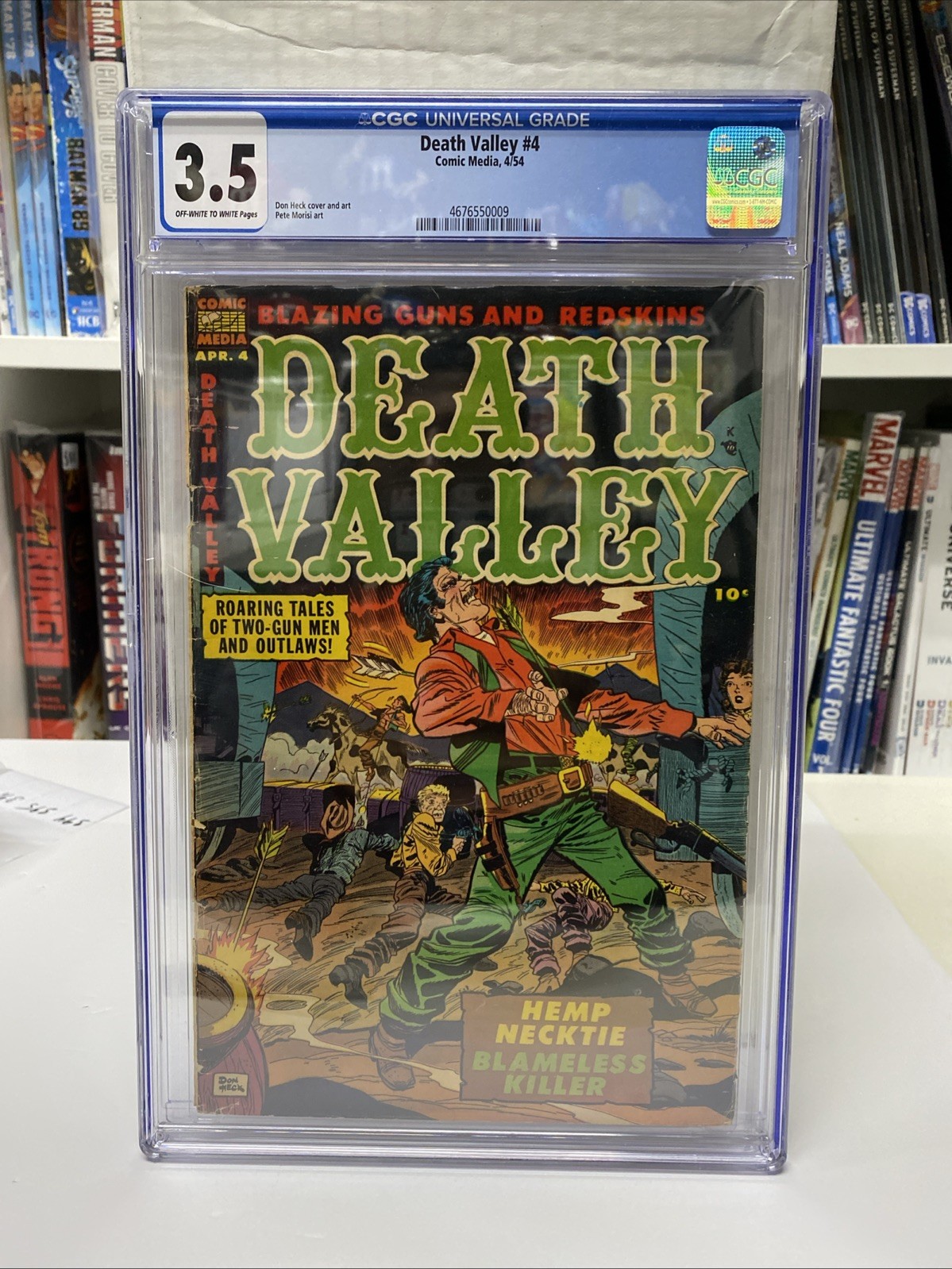 Death Valley #4 CGC 3.5 / * Golden Age* Western Comic Media Comic Book