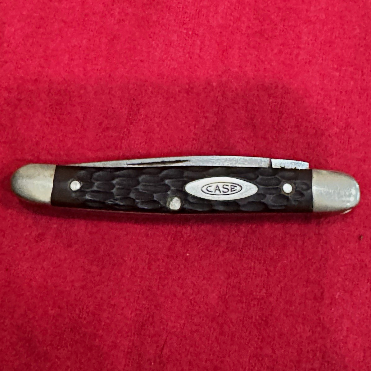 Vintage 1971 Case XX USA 6227 Pen Pocket Knife 9 Dot Jigged Handles 2 Blade Vintage 1971 Case XX USA 6227 Pen Pocket Knife 9 Dot Jigged Handles 2 Blade
