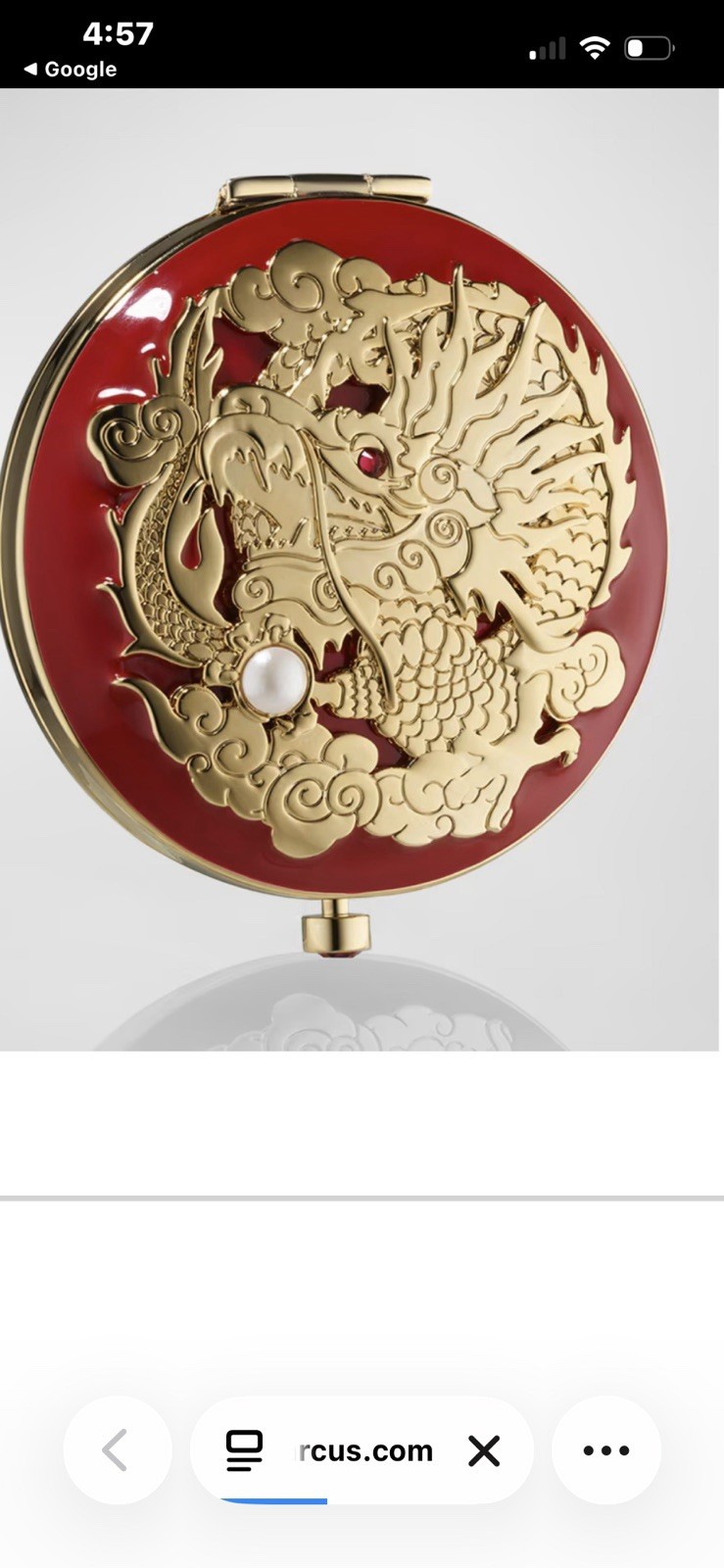 Estée Lauder Limited Edition Year The Dragon Refillable Metal Compact 2024