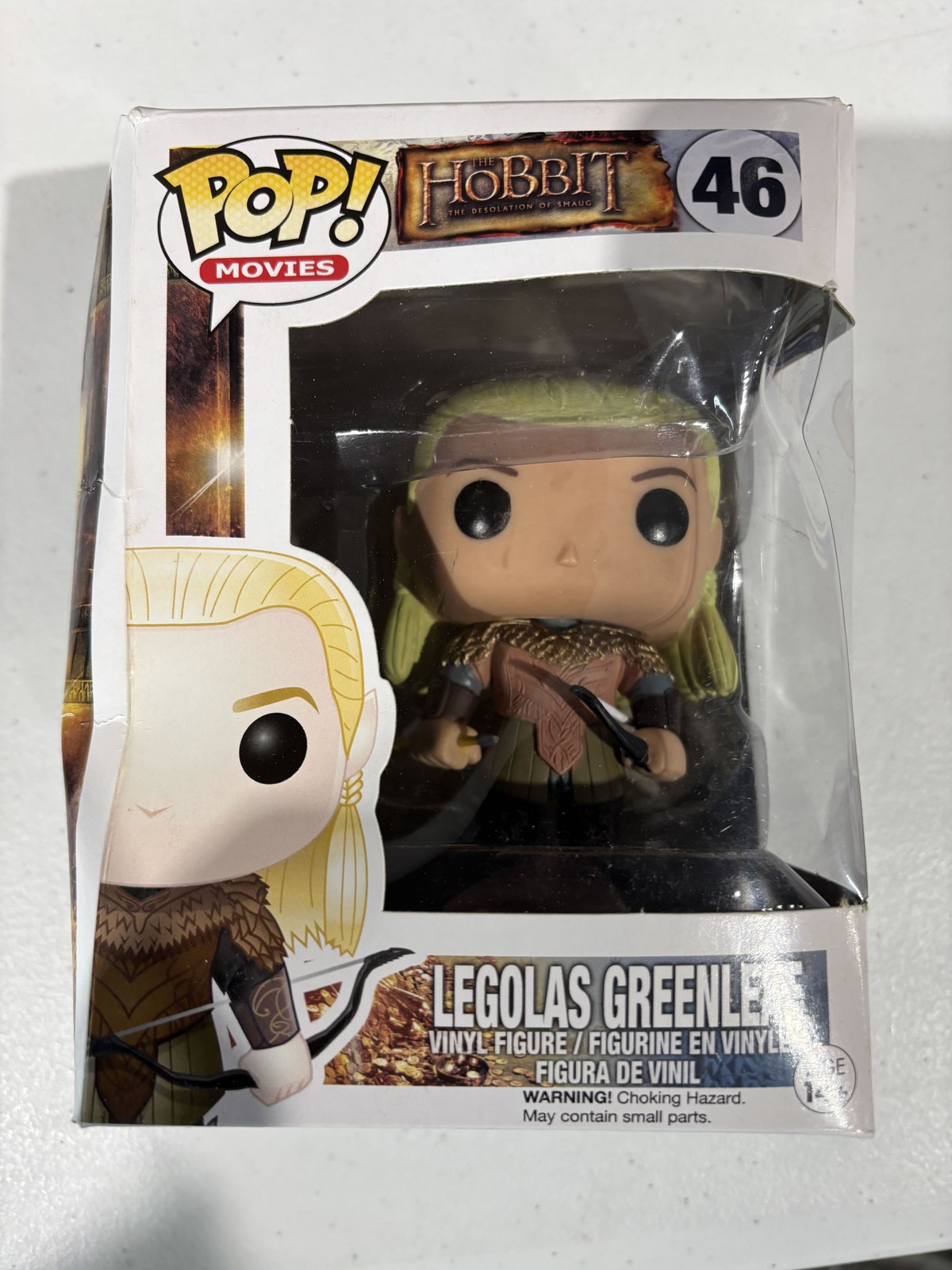Funko Pop Vinyl: The Hobbit - Legolas Greenleaf #46 Damaged Box