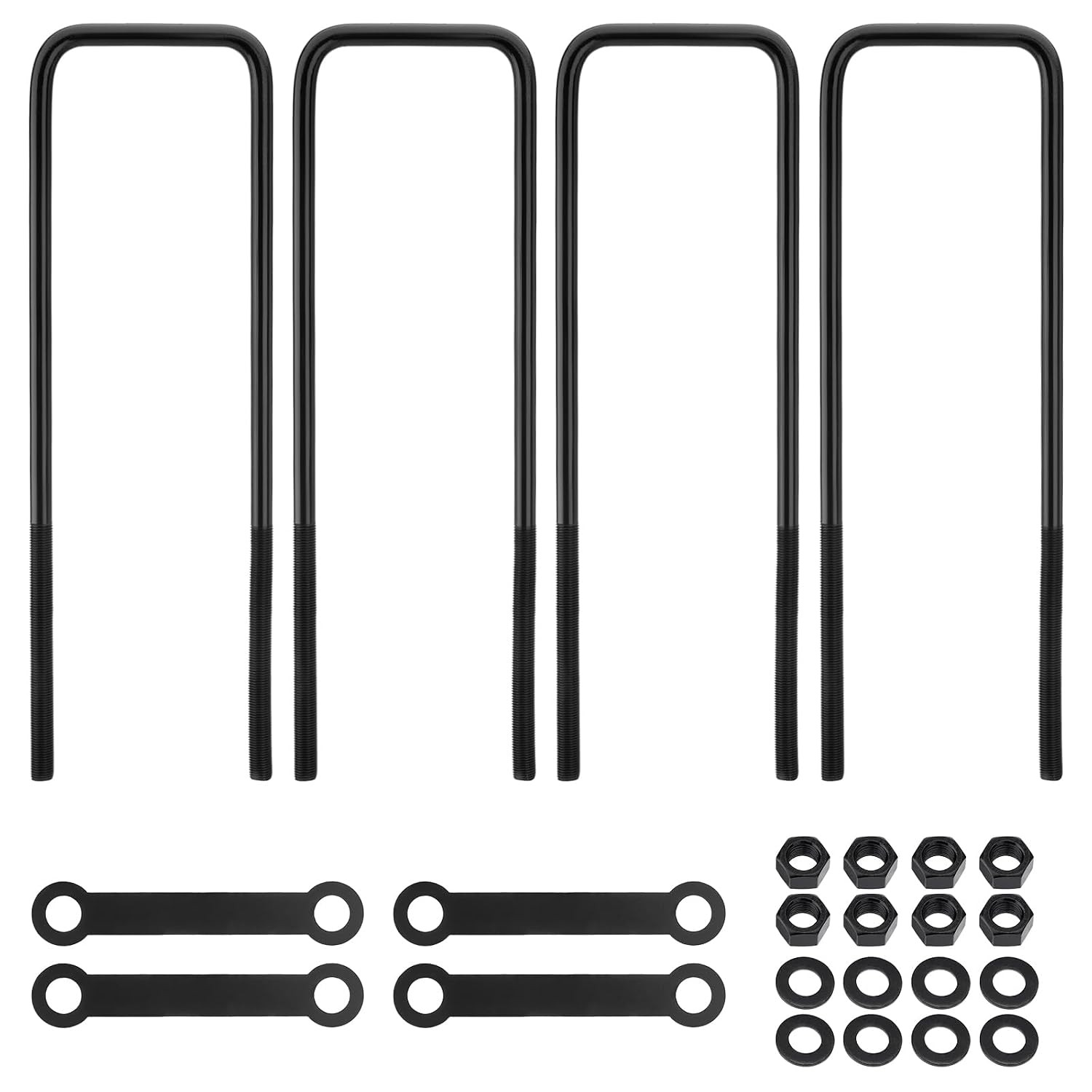 16 Inch Square Bend U-Bolt Kit for Truck Chassis