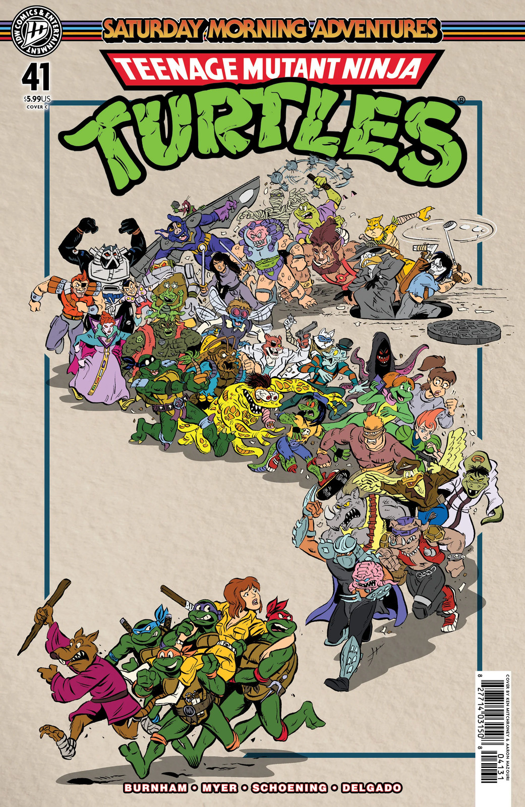 Teenage Mutant Ninja Turtles: Saturday Morning Adventures #41 Variant C (Mitchro