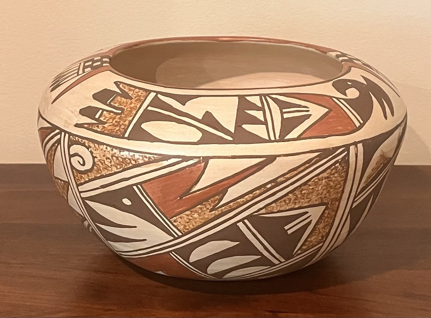 Exceptional Large K Collateta Hopi Pottery Native American Southwest 11.5” Wide Exceptional Large K Collateta Hopi Pottery Native American Southwest 11.5” Wide