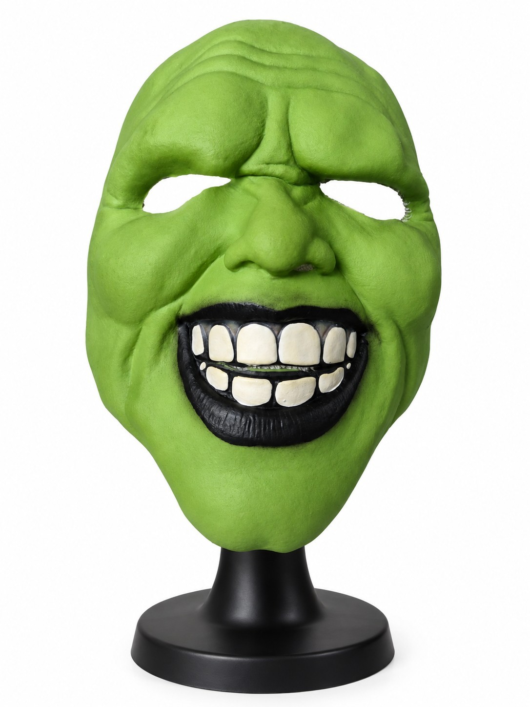 1994 New Line Production Jim Carrey The Mask Green Movie Halloween Costume Latex