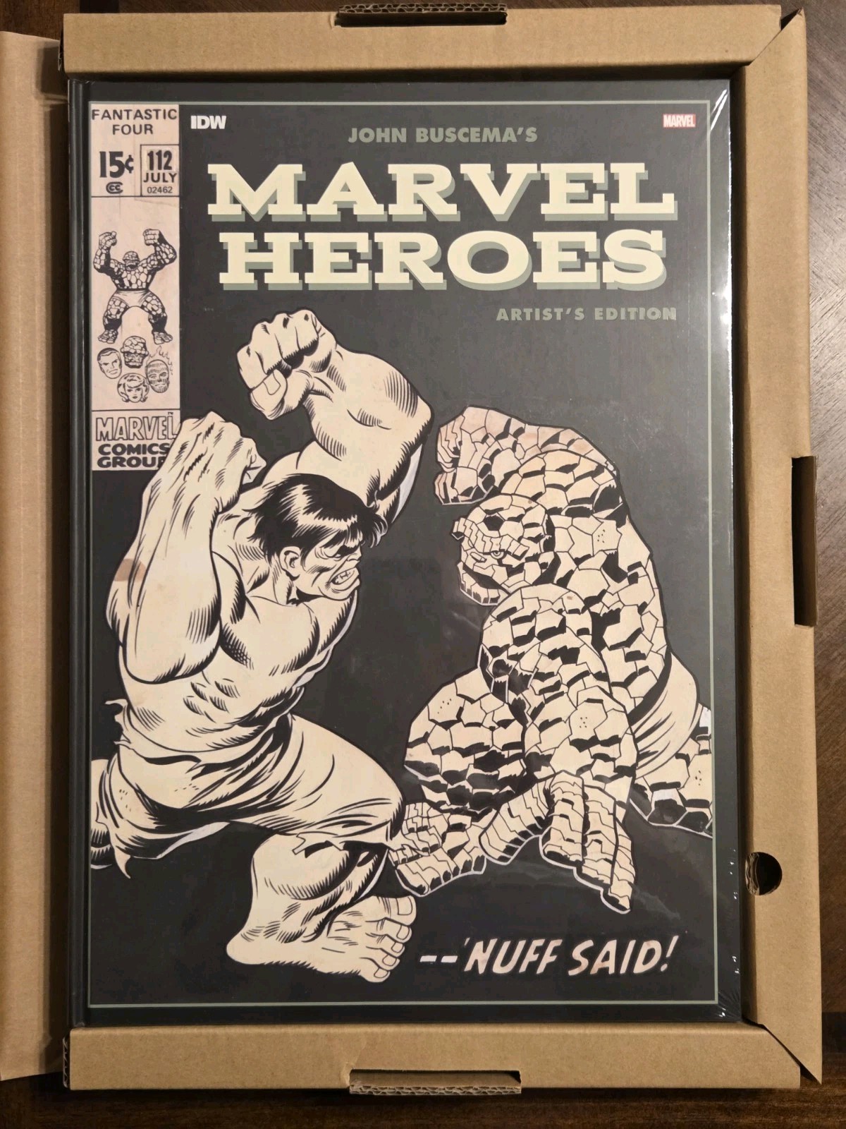 John Buscema's Marvel Heroes Artist's Edition Variant cover HC New Sealed IDW