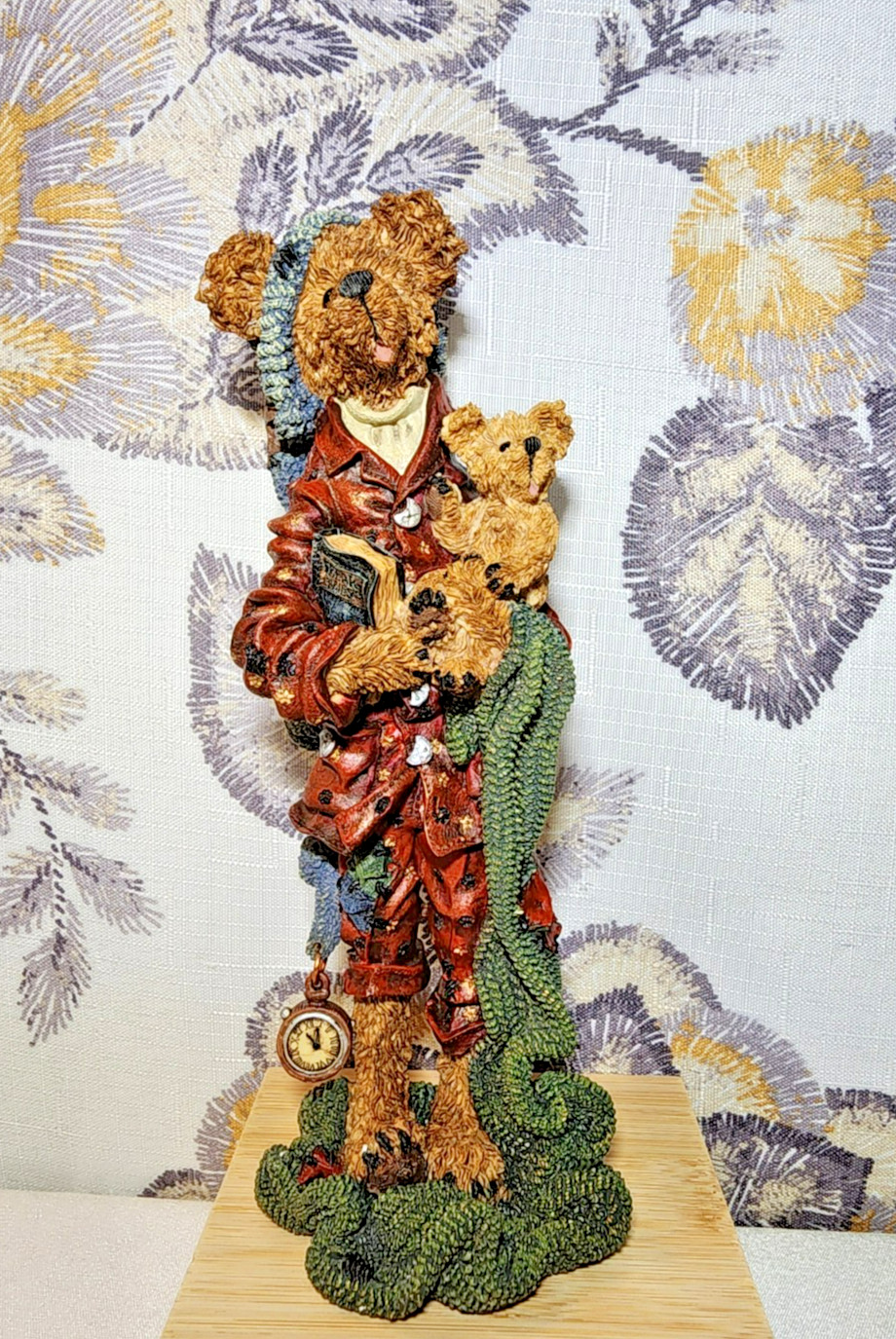 Vintage 1998 Boyds Bears PJ McSnoozin Craxton Hibearnation #2882 Figurine NIB