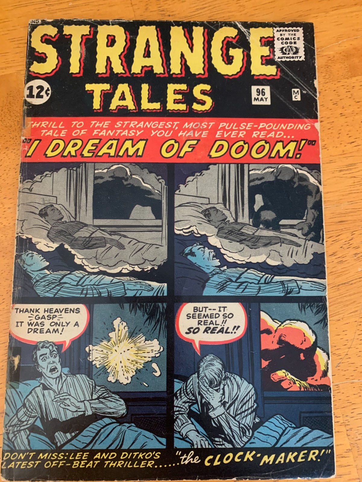 Strange Tales 96  (1962) - I Dream of Doom - Kirby Magic Good