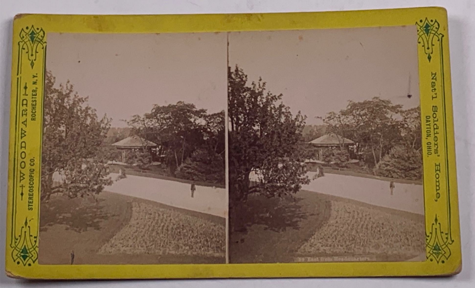 Stereoview Photo National Soldiers\' Home Dayton Ohio Stereoview Photo National Soldiers\' Home Dayton Ohio