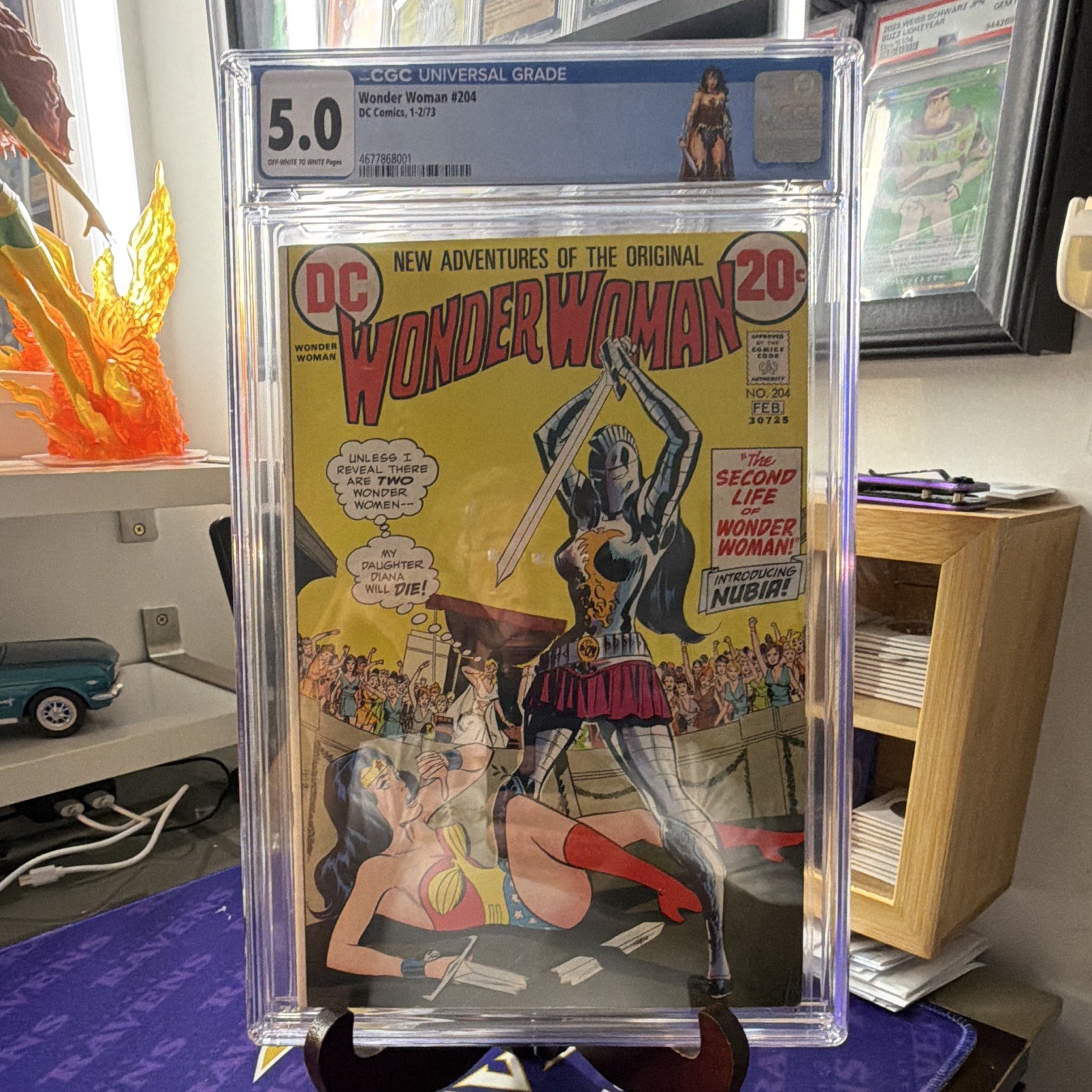 Wonder Woman #204 DC Comics 1973 CGC 5.0 Superheroes Wonder Woman Nubia Wonder Woman #204 DC Comics 1973 CGC 5.0 Superheroes Wonder Woman Nubia