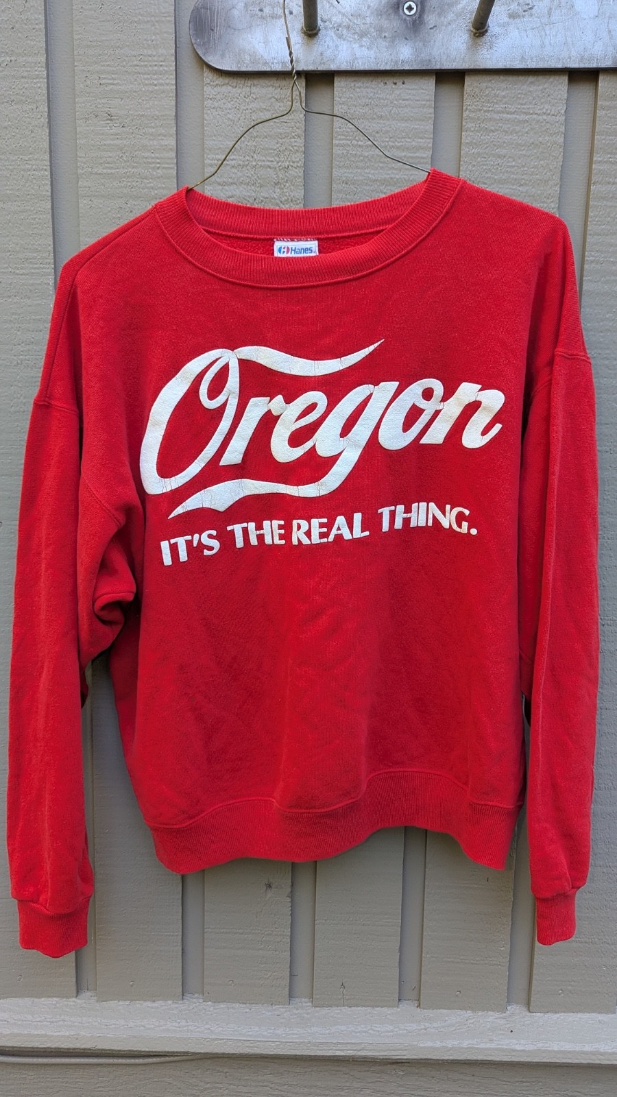 Super Rare Vintage 80s Oregon Coca-Cola logo sweatshirt - Medium