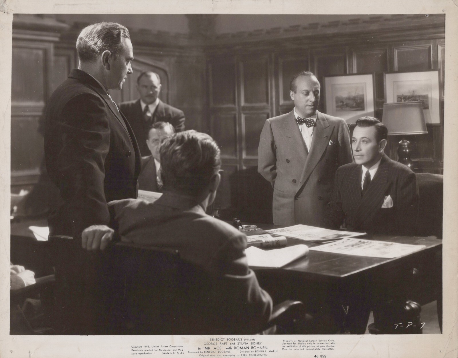 George Raft + Stanley Ridges + Sid Silvers in Mr. Ace (1946) ❤ Photo K 540 George Raft + Stanley Ridges + Sid Silvers in Mr. Ace (1946) ❤ Photo K 540