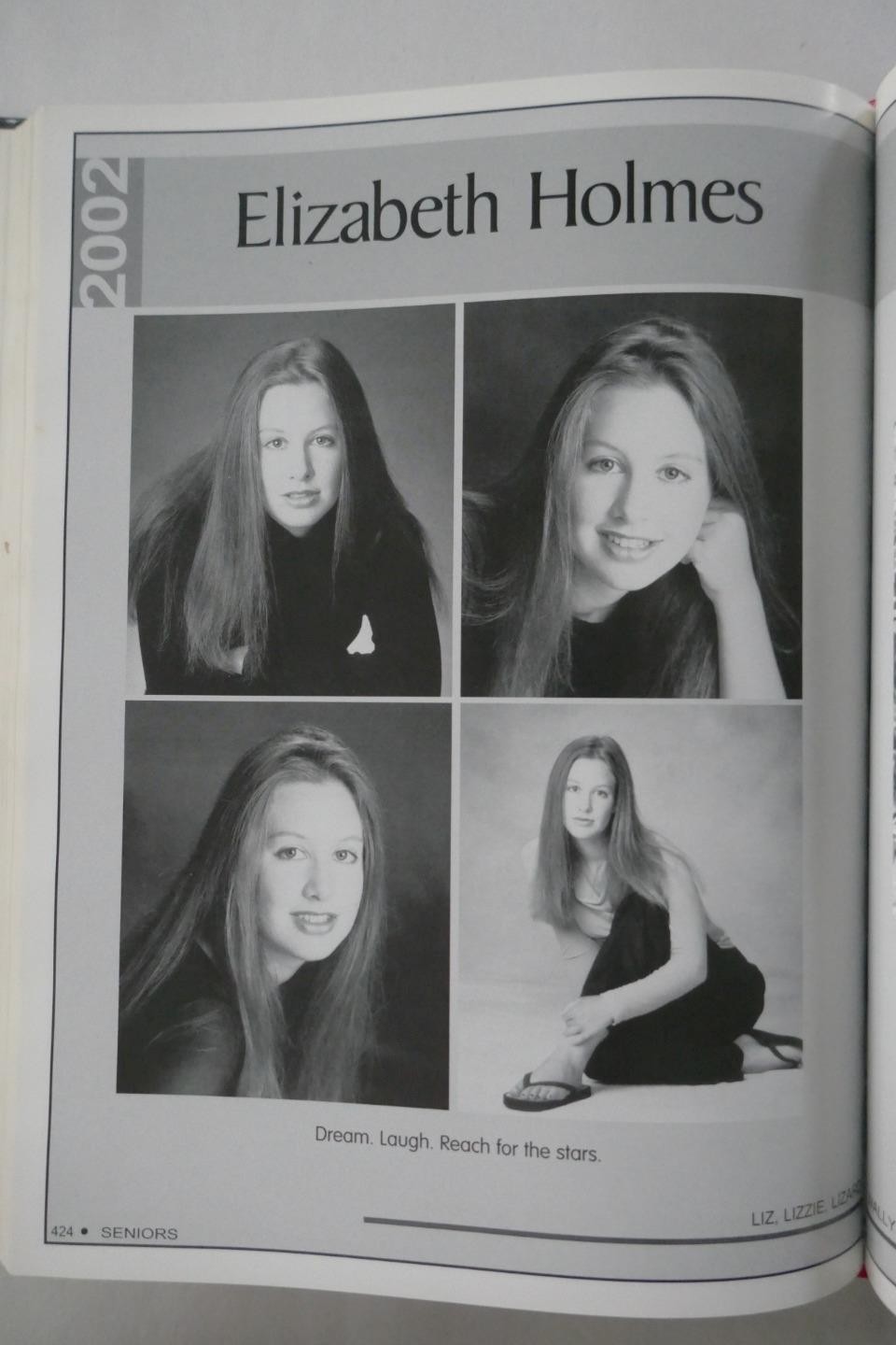 2002 St Johns High School Yearbook Houston TX Elizabeth Holmes Theranos Senior