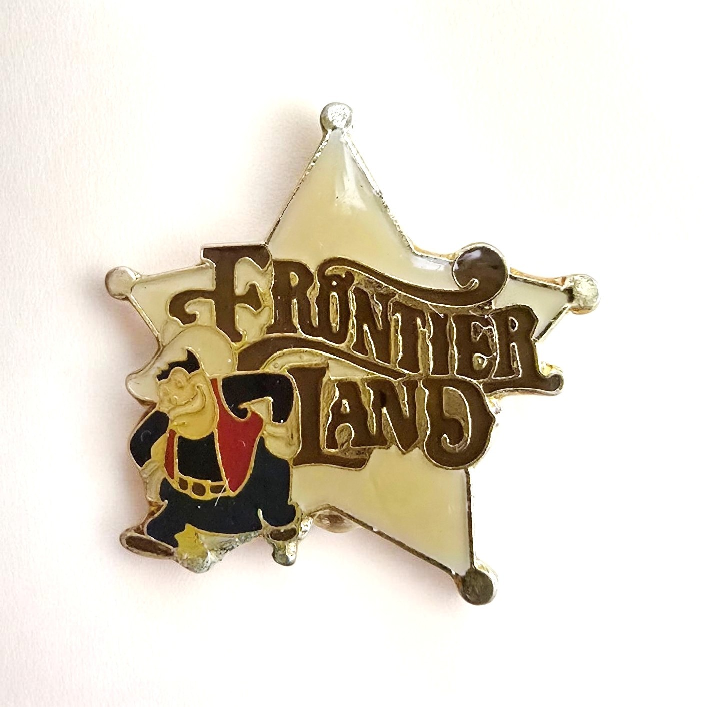 Vintage 1985 Disney Frontierland Pete Pin Disneyland 30th Anniversary Taiwan Vintage 1985 Disney Frontierland Pete Pin Disneyland 30th Anniversary Taiwan