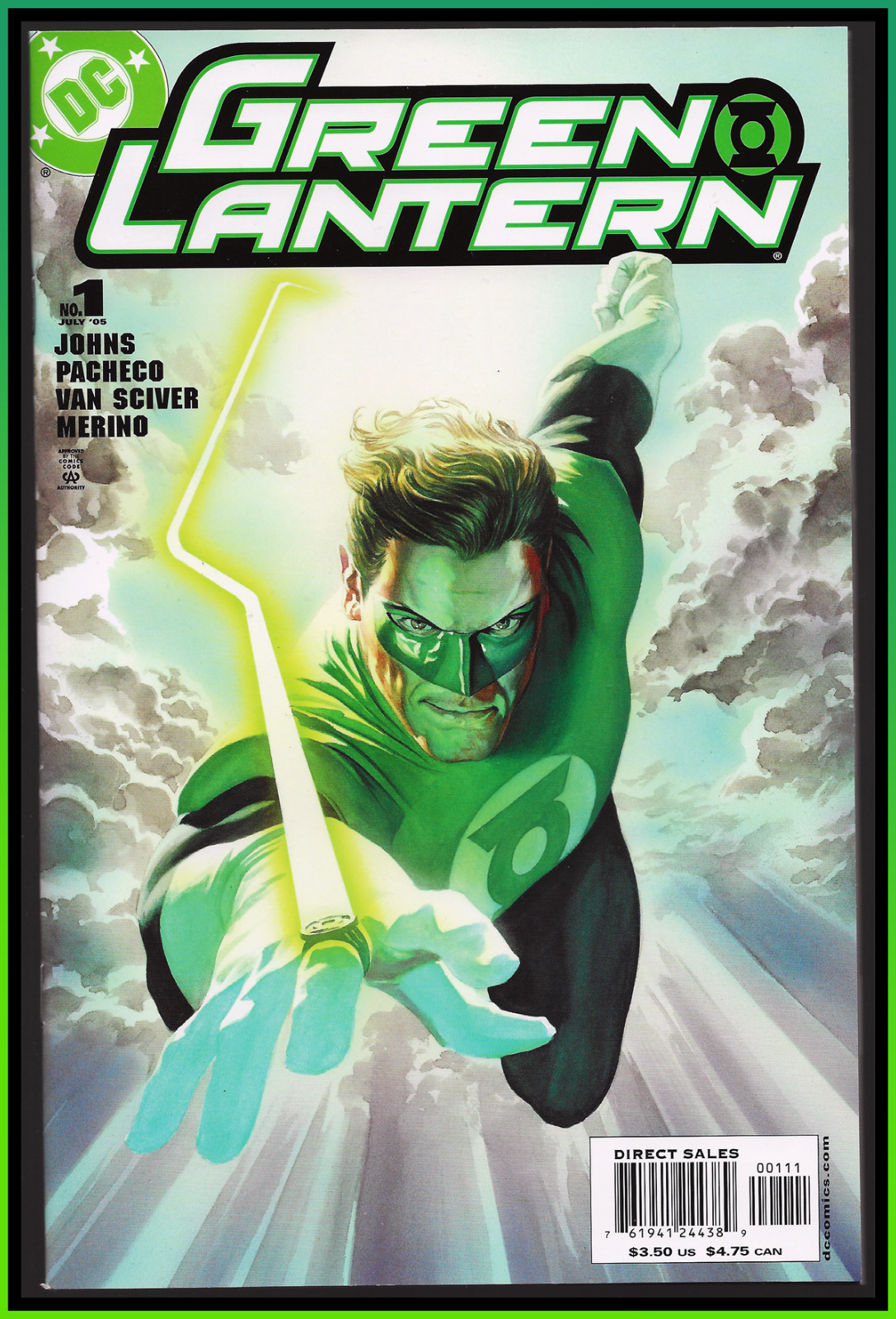GREEN LANTERN #1-B (2005) ROSS VARIANT 1ST PRINT GEOFF JOHNS DC KEY 9.4 NM GREEN LANTERN #1-B (2005) ROSS VARIANT 1ST PRINT GEOFF JOHNS DC KEY 9.4 NM