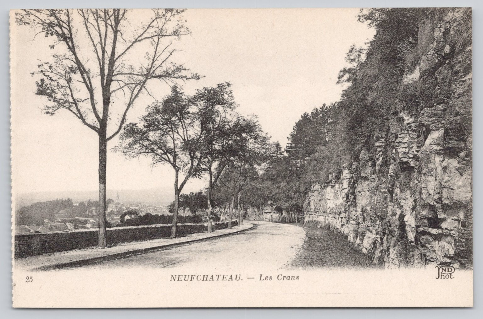 Neufchâteau Les Crans France Vintage RPPC Postcard Neurdein Scenic Road View Neufchâteau Les Crans France Vintage RPPC Postcard Neurdein Scenic Road View