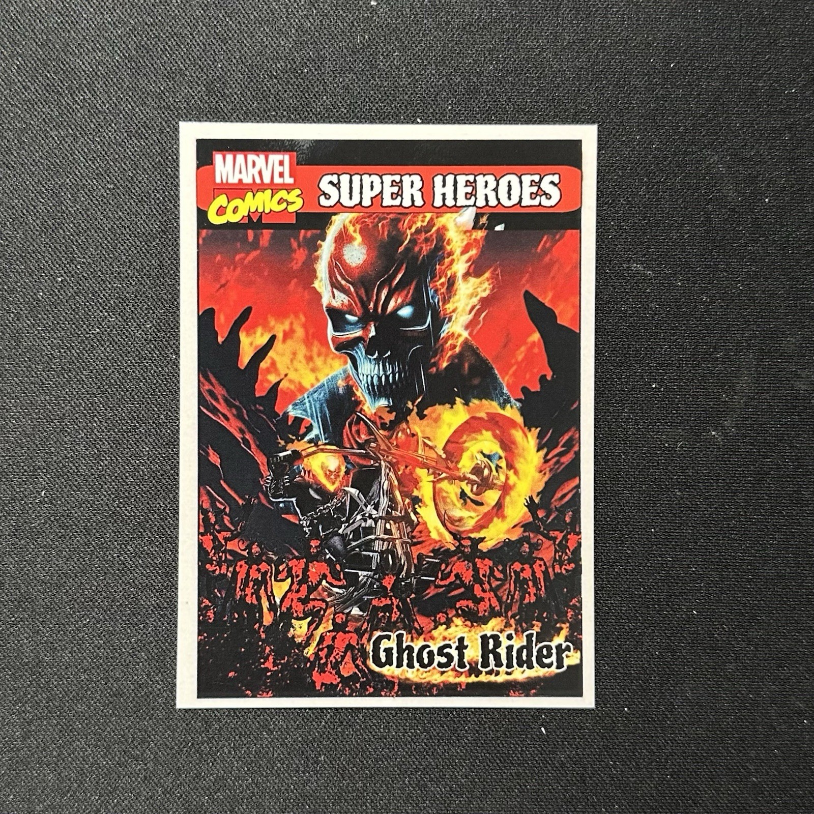GHOST RIDER Retro 90s Artist Print Premium Comic Art Card Spirit of Vengeance