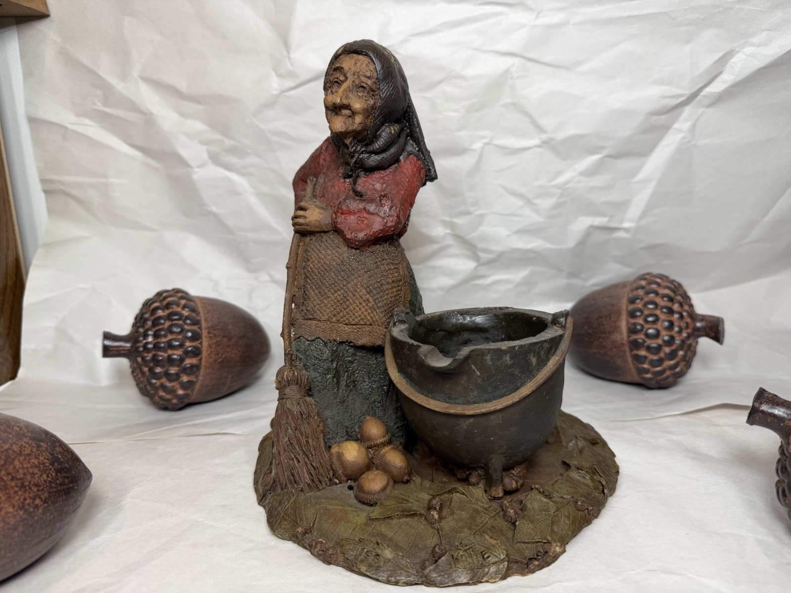 *Rare* Tom Clark Katie Edition #4 Good Witch W/ Attached Cauldron - Cairn Studio *Rare* Tom Clark Katie Edition #4 Good Witch W/ Attached Cauldron - Cairn Studio