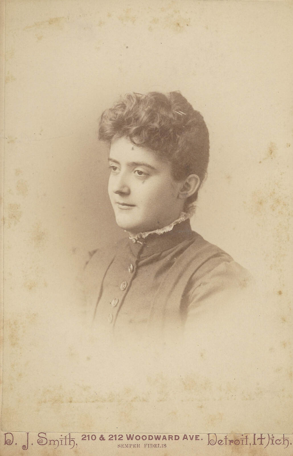 Vintage 1800\'s GRACE ALEXANDER (1867-1905) Detroit Michigan PHOTO N2