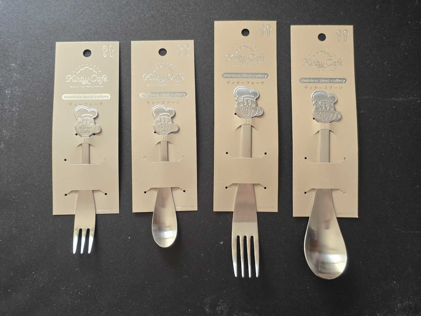 Kirby Cafe Cutlery Set (4 Pieces) Brand New