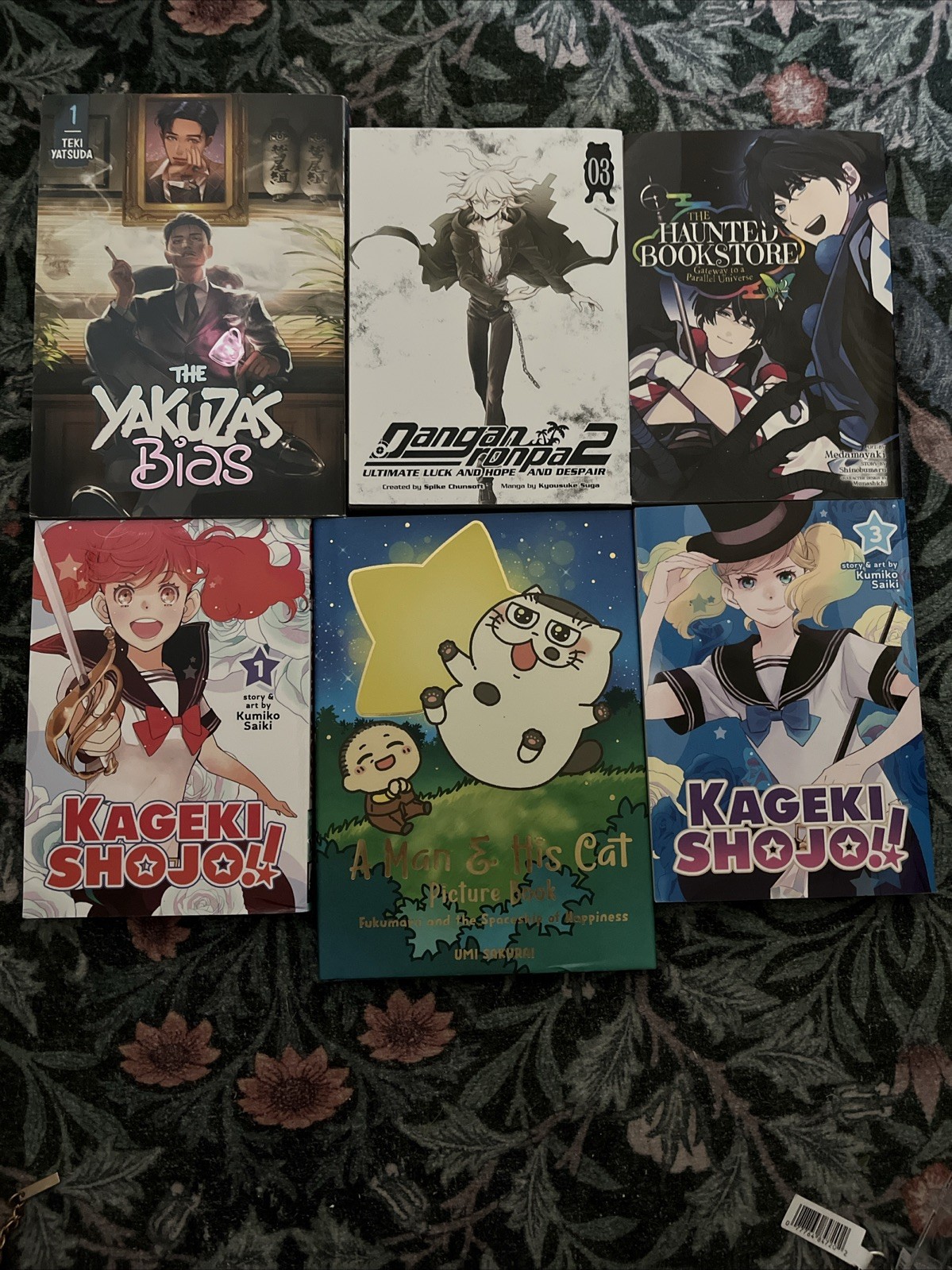 Lot Of 6 Manga English Dangan Ronpa/Kageki Shojo/Man & His Cat/Yakuzas Bias Read Lot Of 6 Manga English Dangan Ronpa/Kageki Shojo/Man & His Cat/Yakuzas Bias Read