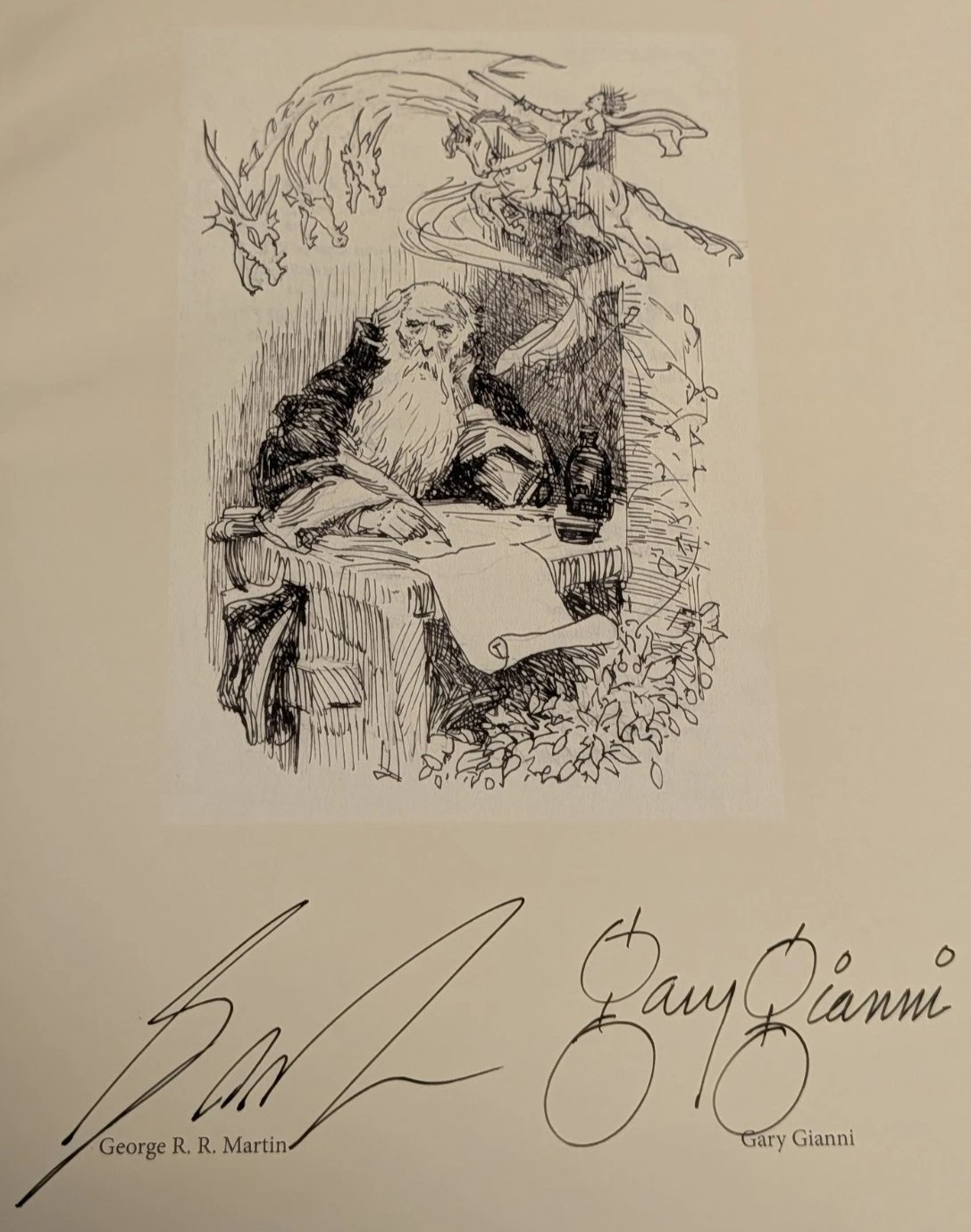 ART OF GARY GIANNI SIGNED BY MARTIN/GIANNI SEVEN KINGDOMS 1 Of 500 SEALED NEW ART OF GARY GIANNI SIGNED BY MARTIN/GIANNI SEVEN KINGDOMS 1 Of 500 SEALED NEW
