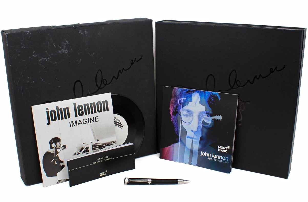 Montblanc John Lennon Special Edition Ballpoint Pen Complete Box Imagine Set