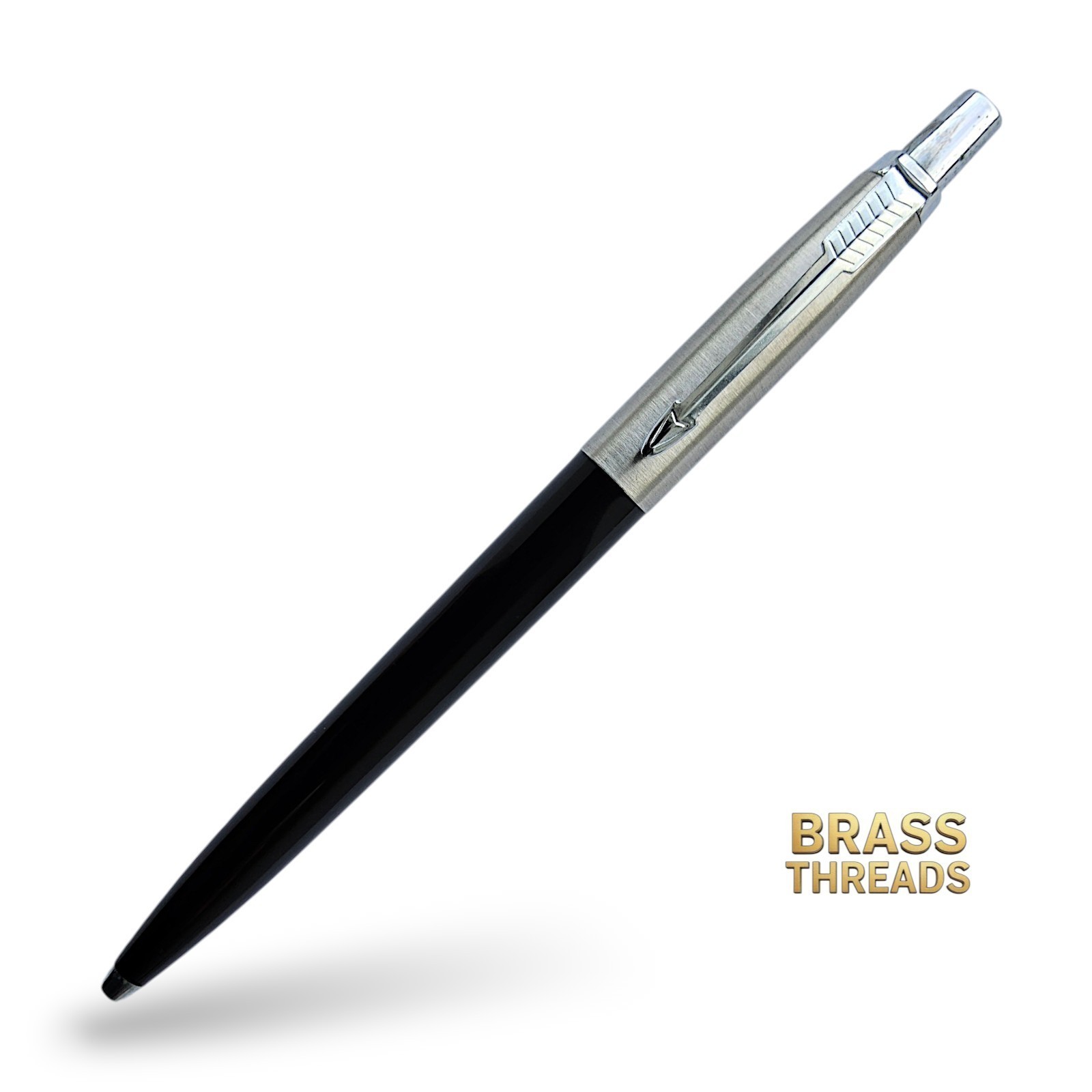 Vintage Parker Jotter Black Pre-81 Brass Threads NEW