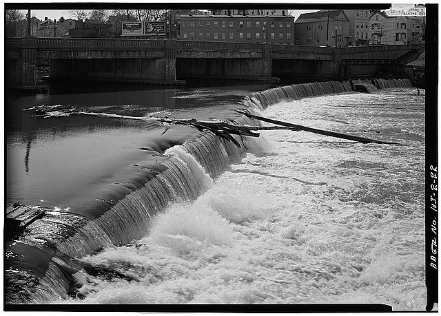 Photo:Paterson New Jersey 1840 Island Dam Passaic River Great Falls 1900s