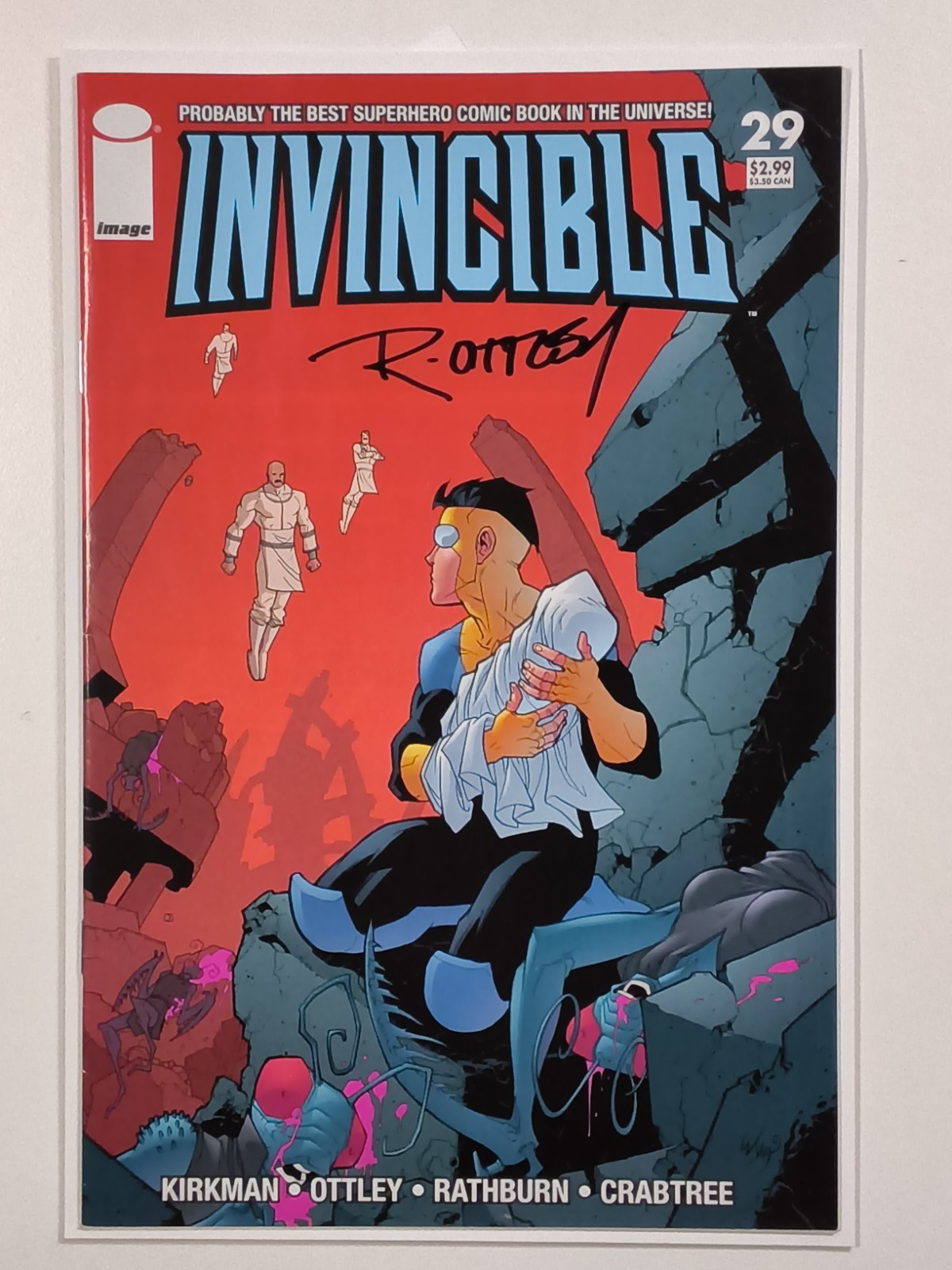 Invincible #29 (Image 2006) Signed Ryan Ottley w/COA