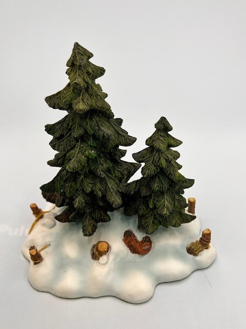 Department 56 Double Pine Trees Village Accessories 52619 NEW*