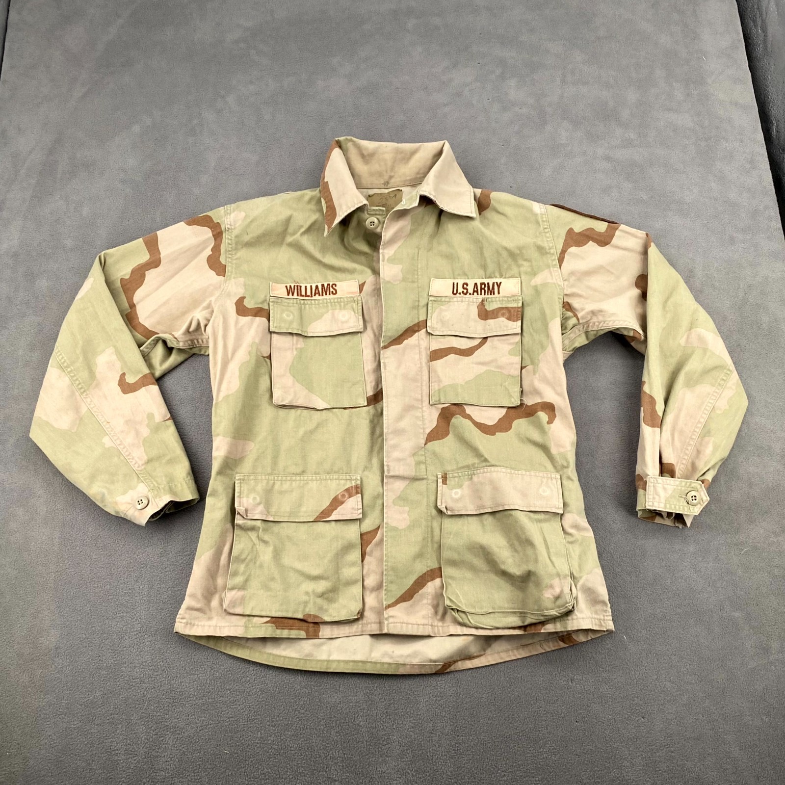 American Apparel Us ABD Uniform Jacket Mens Medium Green Beige Camouflage Combat American Apparel Us ABD Uniform Jacket Mens Medium Green Beige Camouflage Combat