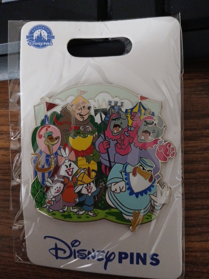Disney Parks Robin Hood Supporting Cast Pin Family Cluster New 2023 Pin