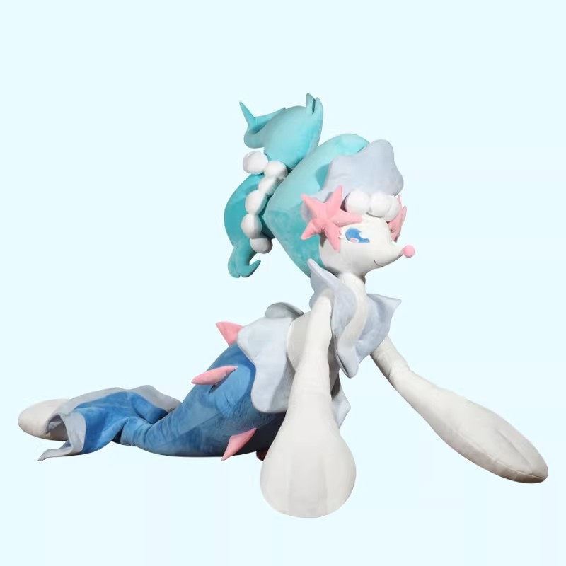 Huge 180cm Animal Primarina Long Body Throw Pillow Plush Doll Stuffed Toy Gift