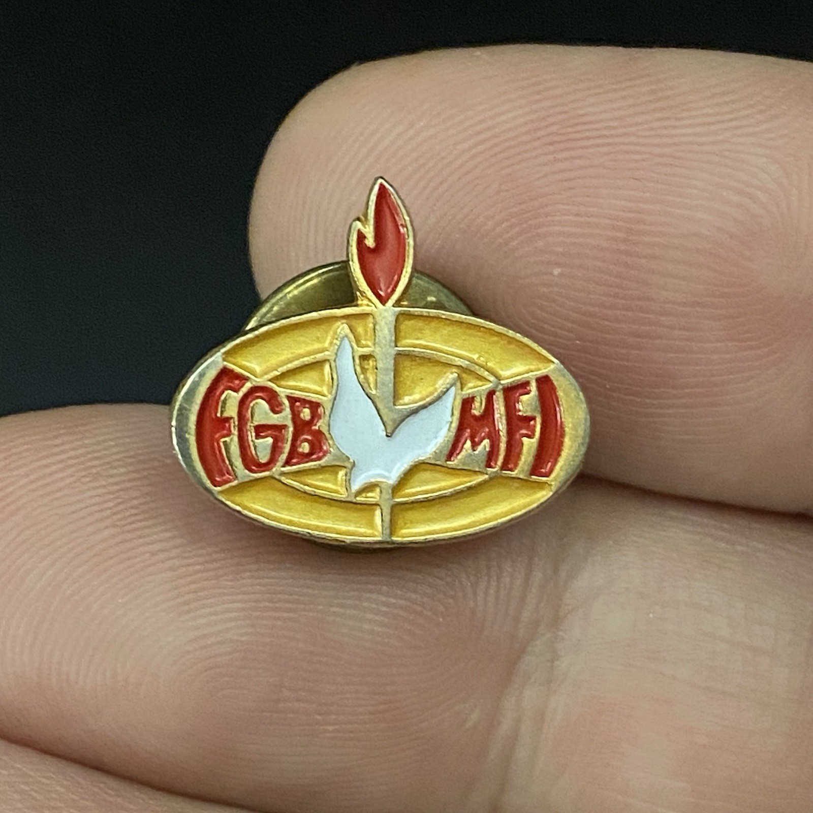 Vintage Fgb-Mfi Full Gospel Business Men's Fellowship International Lapel Pin