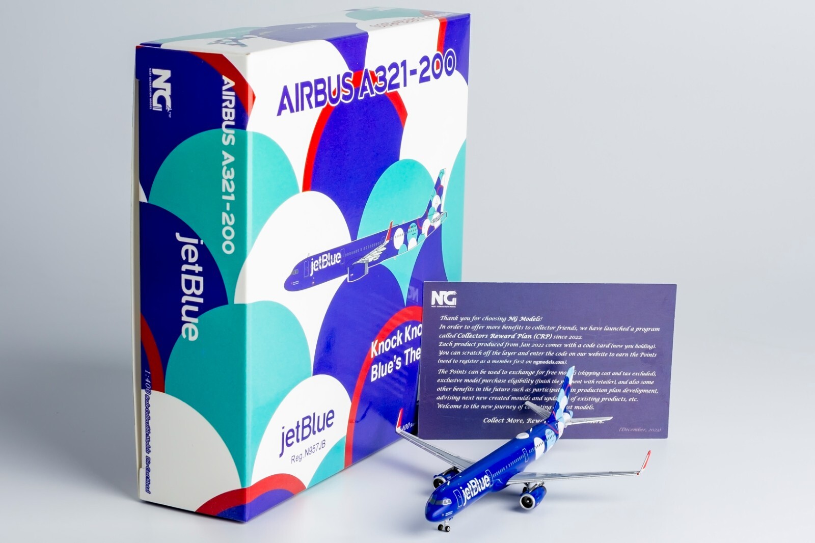 NG Model 1:400 JetBlue Airways Airbus A321-200 N957JB Diecast Aircraft Jet Model